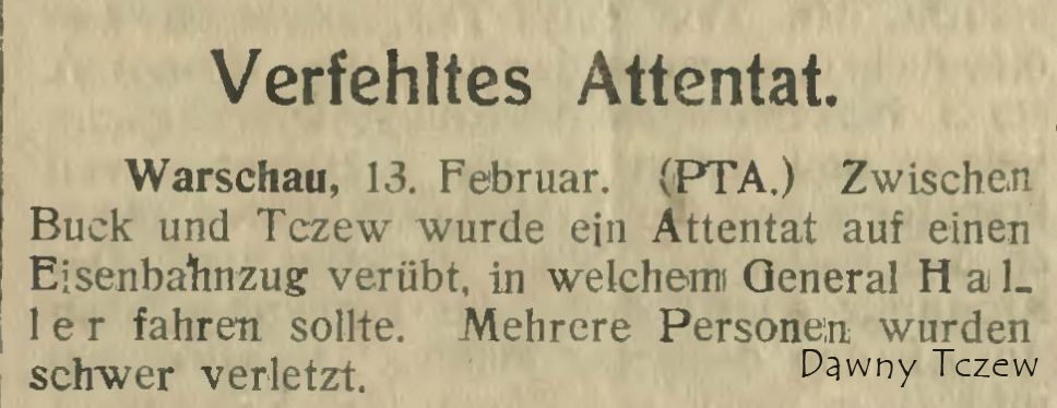 Teschner Tagblatt, 14.02.1920 r..jpg