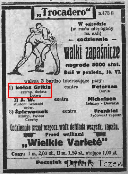 Grikis. Gazeta Bydgoska 1924.06.17 R.3 nr 139.jpeg