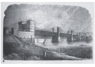 Most na rycinie w Księdze Świata , 1859 cz. II,s.137