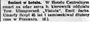 Gazeta Bydgoska, 15.01.1928 r.