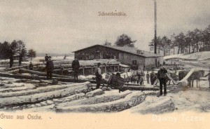 Tartak w Osiu , 1912 rok