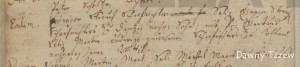 Tczew kat 1656.jpg (60.79 KiB) Przejrzano 10772 razy Tczew 20 listopad 1656. oo Strauch Grzegorz kat, syn kata Grzegorza Strauch z Gdańska, ożenił się z Gertrudą wdową po Marcinie Ludwig, kacie z Pasłęka