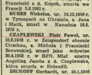 Dziennik Polski, 25,26.II.1984 r.