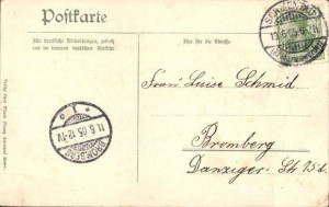 Ak Gniew Mewe an der Weichsel Westpreußen, Gesamtansicht (2).jpg