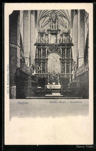 Ansichtskarte Pelplin, Hochaltar in der Kirche (1).jpg